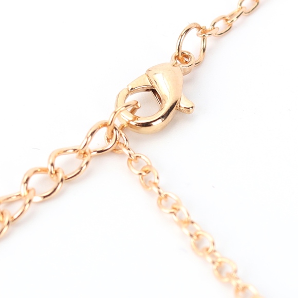 Gold Pineapple Dainty Delicate Pendant Necklace - Picture 7 of 8